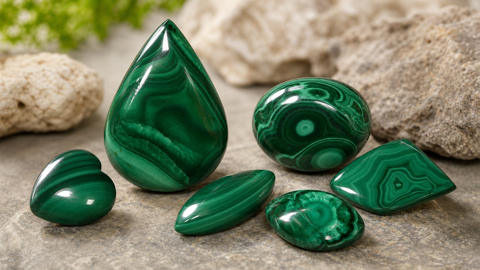 Natural Malachite gemstones - buying guide