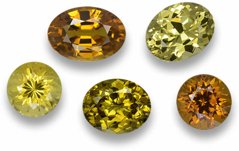 Loose Mali Garnet: Shop Mali Garnet Gemstones, Yellow-Green Gems for Jewelry