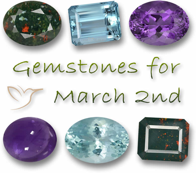 Gemstones for March 2nd