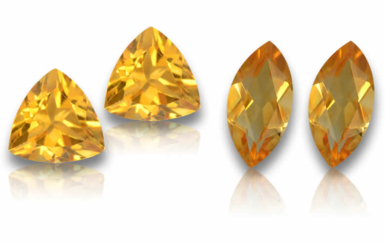 Matching Citrine Pairs for Earrings and Custom Jewelry