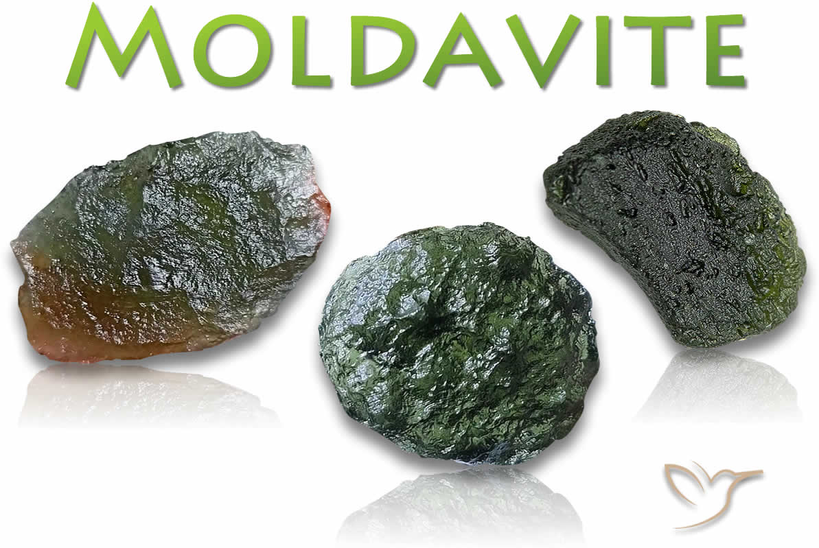Rough Moldavite Gemstones