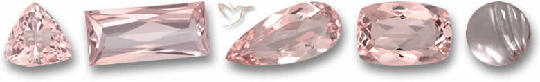 Gemme di morganite