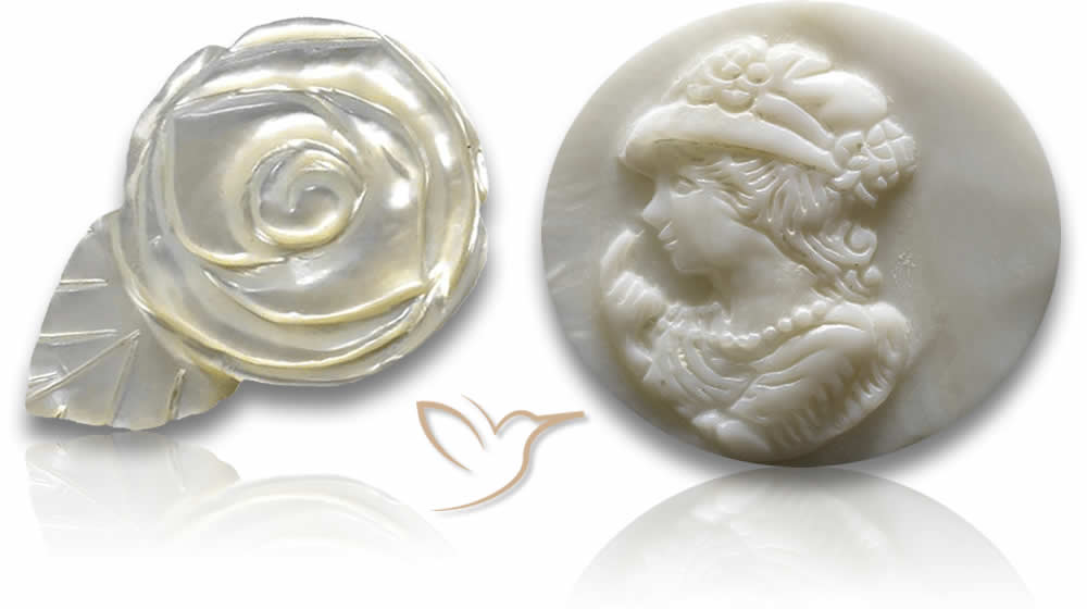 Mother-of-Pearl gemstones