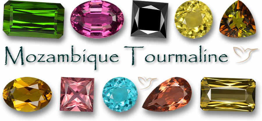 Mozambique Tourmaline Gemstones for sale