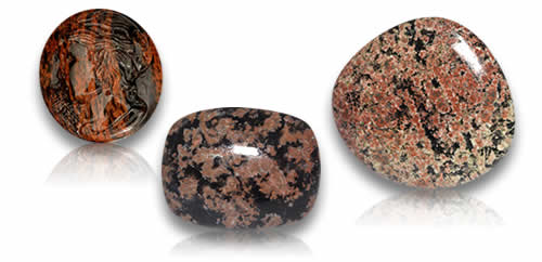 Piedras preciosas de obsidiana
