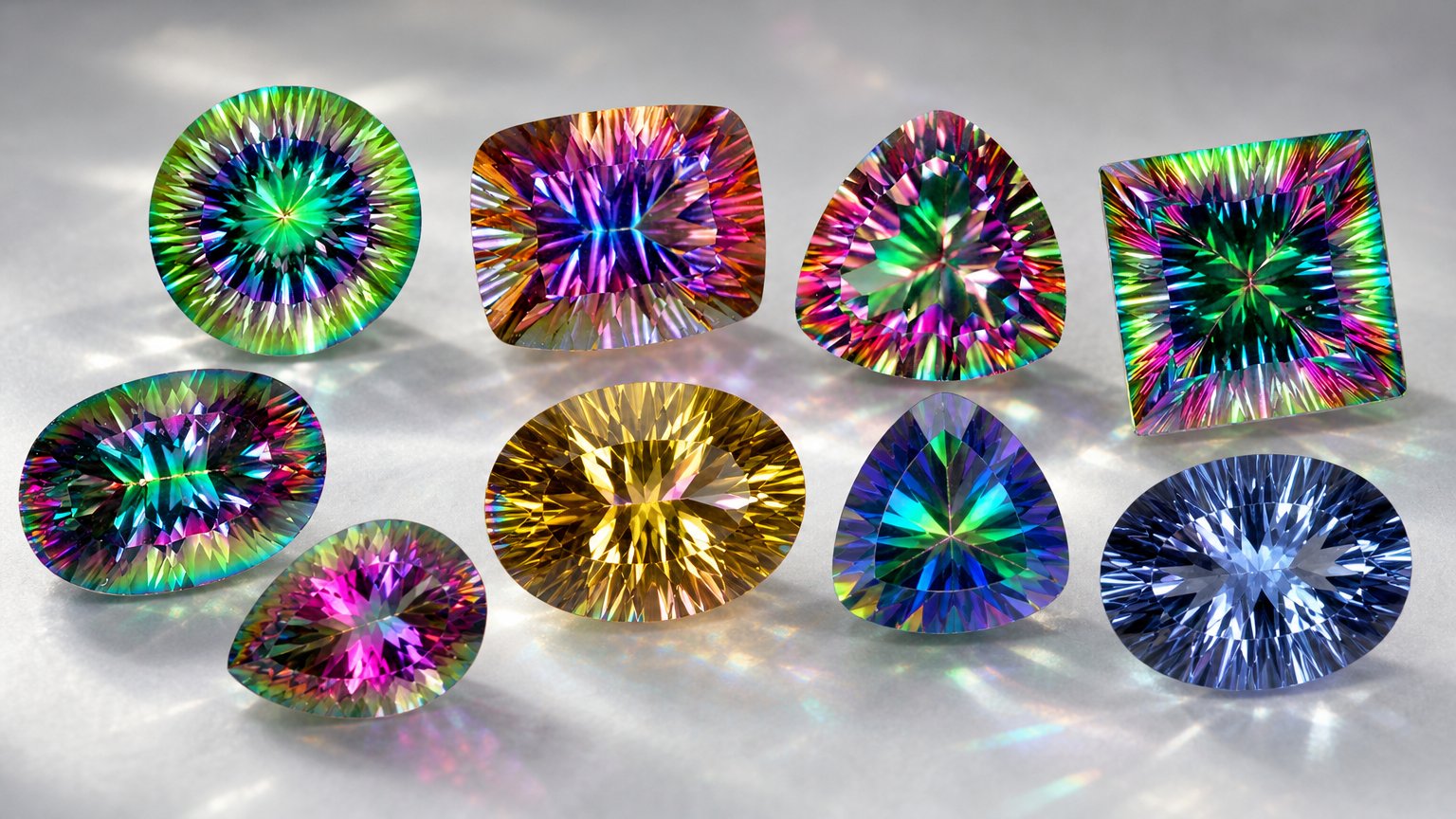 Natural Mystic Quartz gemstones - buying guide