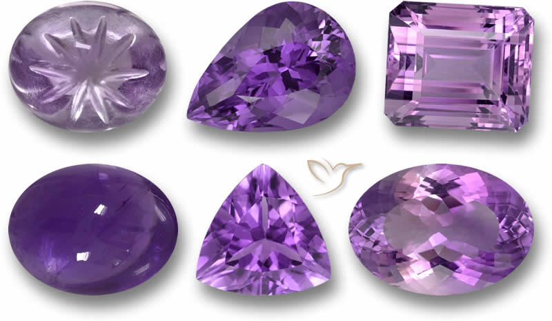 Loose Amethyst Gemstones
