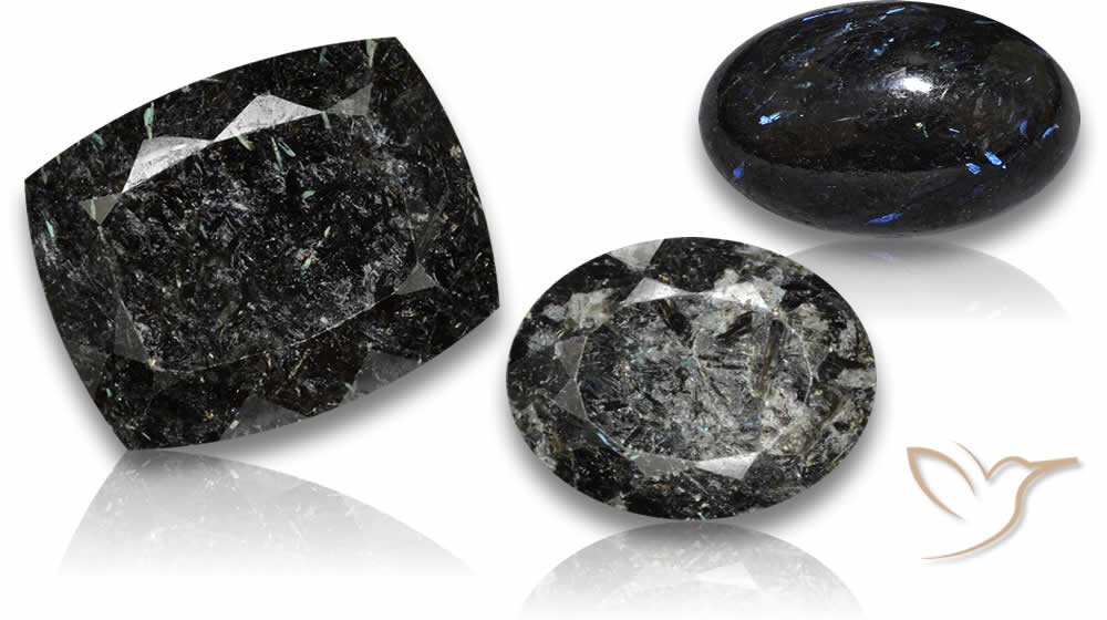 Très rare Nuummite pierre de protection très puissante