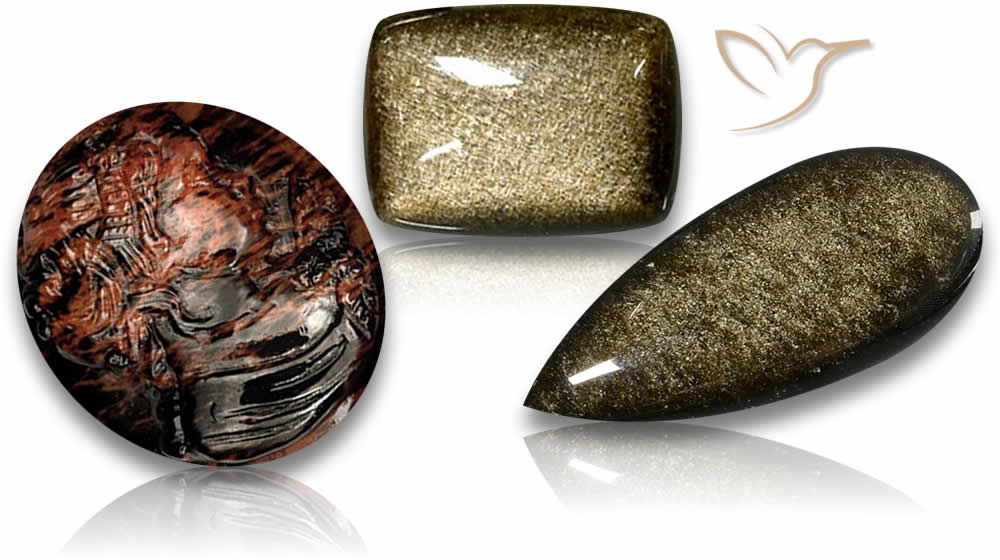 Types of obsidian gemstone sales