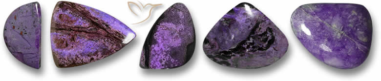 Odd Shaped Sugilite Gemstones