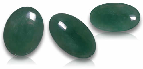 Piedras preciosas de jade onfacita