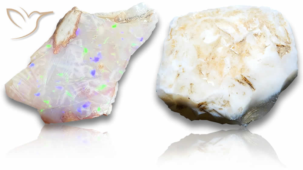 White Opal Rough Stone