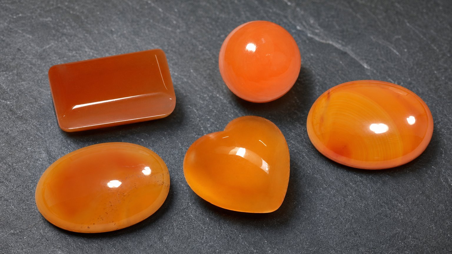 Natural Orange Agate gemstones - buying guide