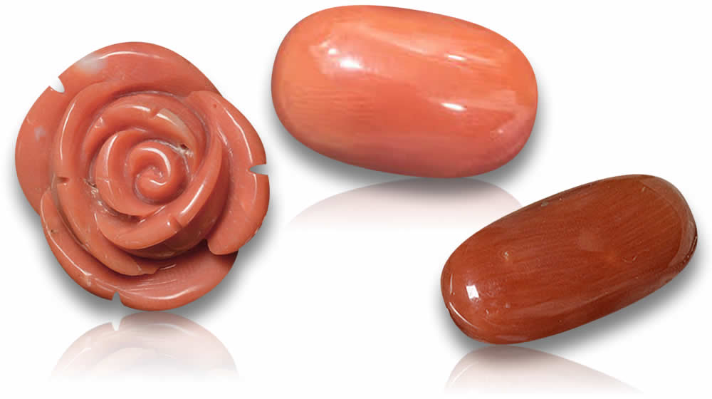 Buy Orange Coral Gemstones