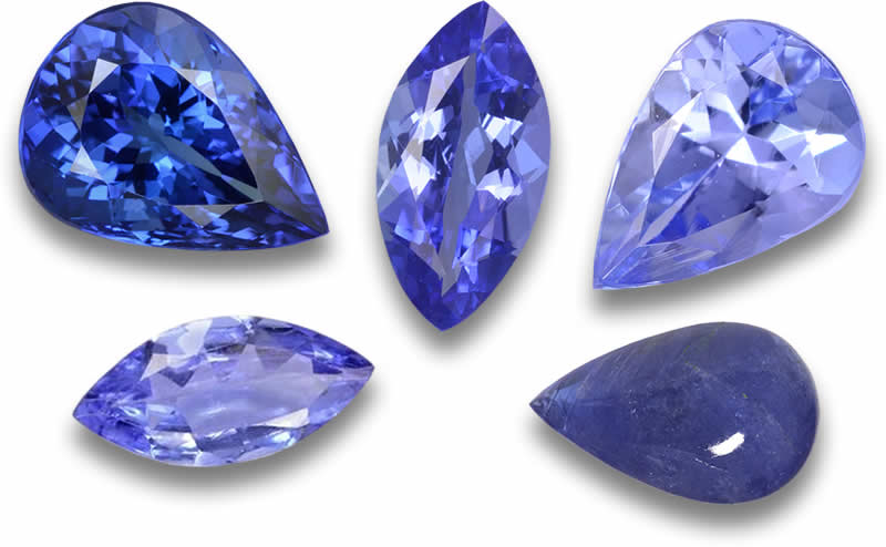 Buy Pear and Marquise Shaped Tanzanite