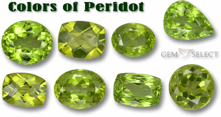 Peridot Size Chart