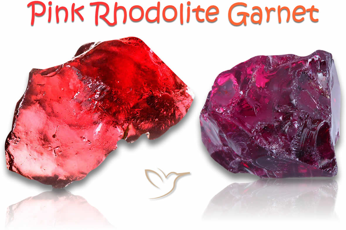 Pink Rhodolite Garnet Rough stones