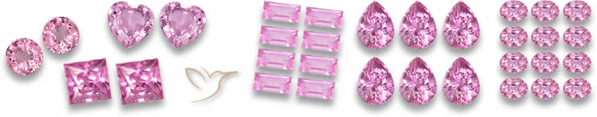 Pink Sapphire - Side Stones