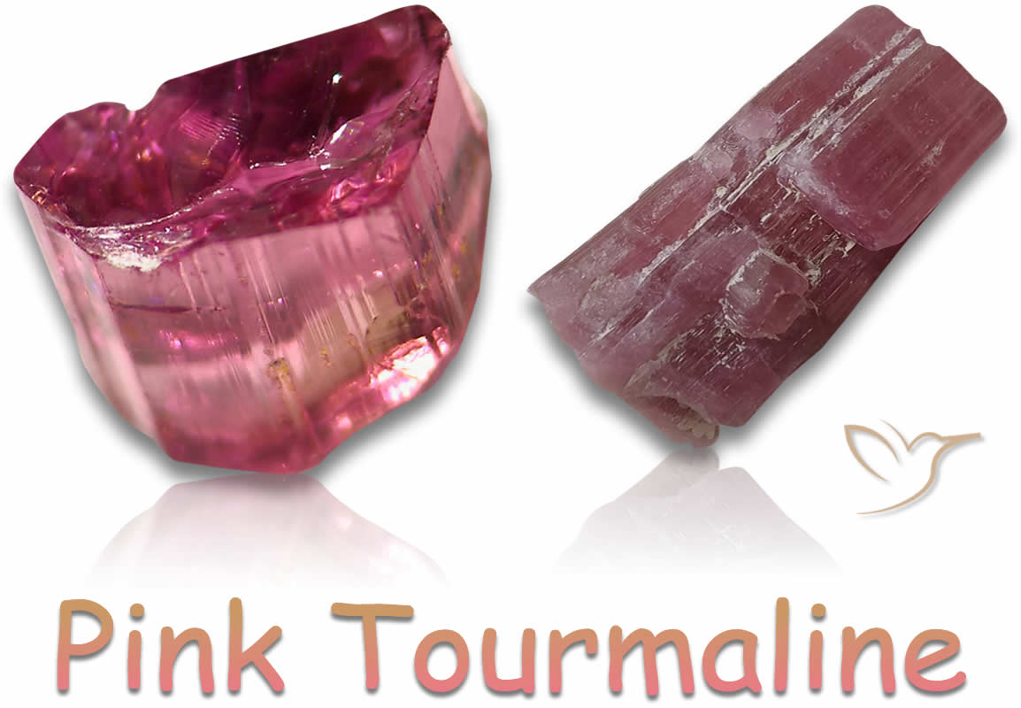 Pink Tourmaline Rough stones