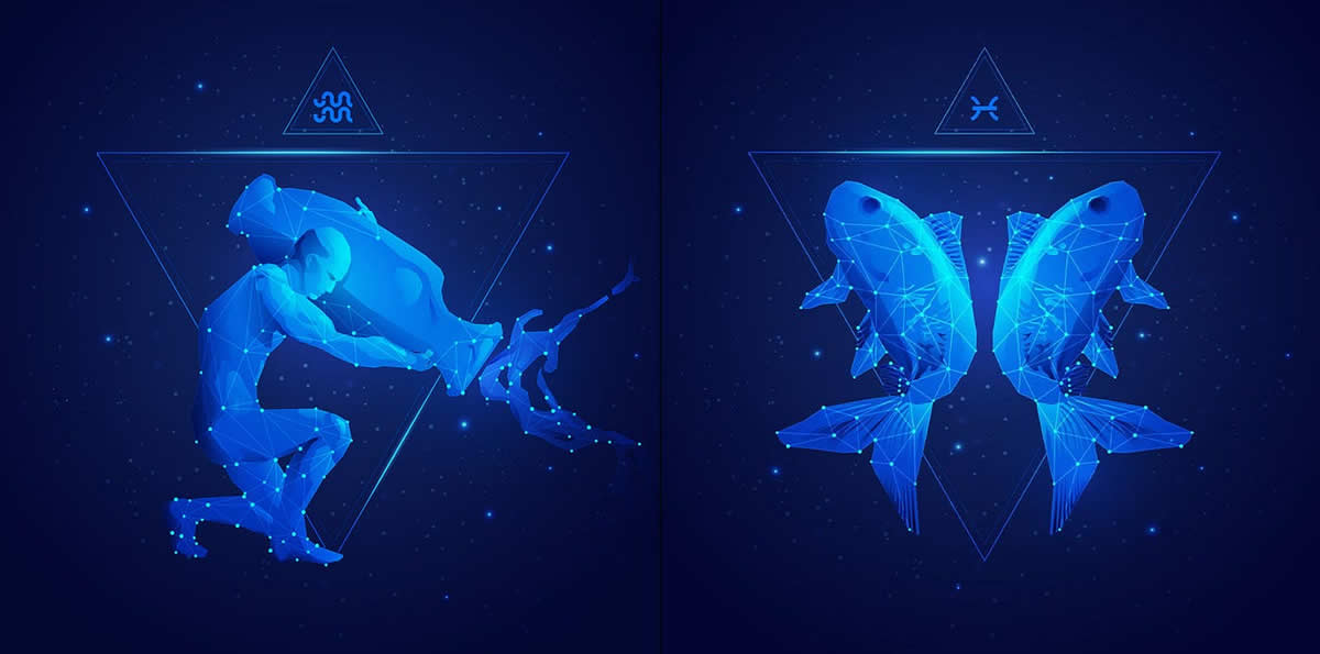 Aquarius and Pisces