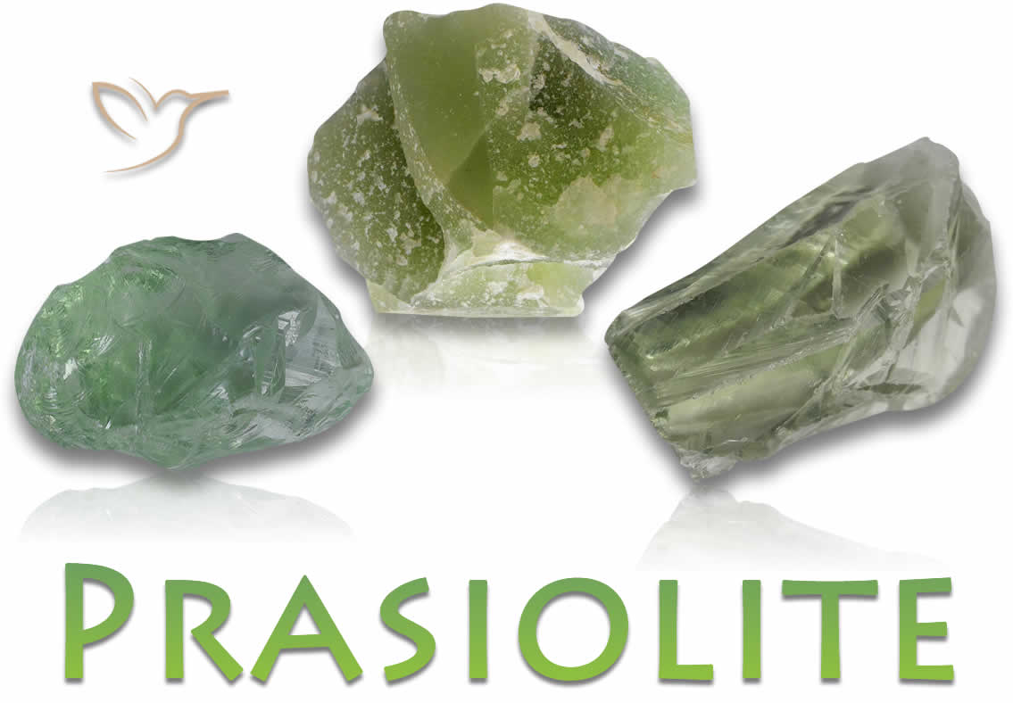 Rough Prasiolite Gemstones