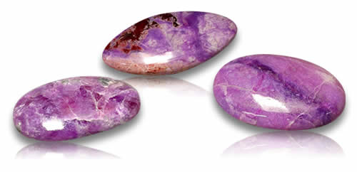 Piedras preciosas de sugilita