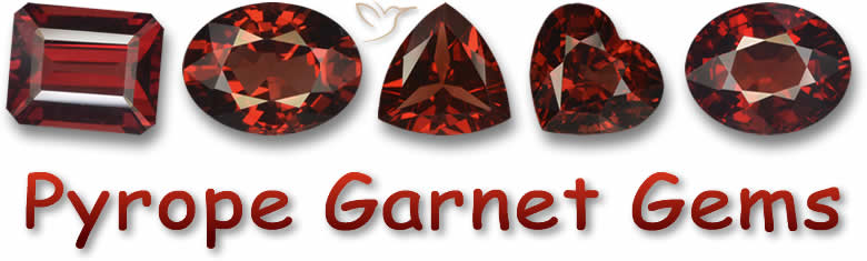 Pyrope Garnet Gemstones
