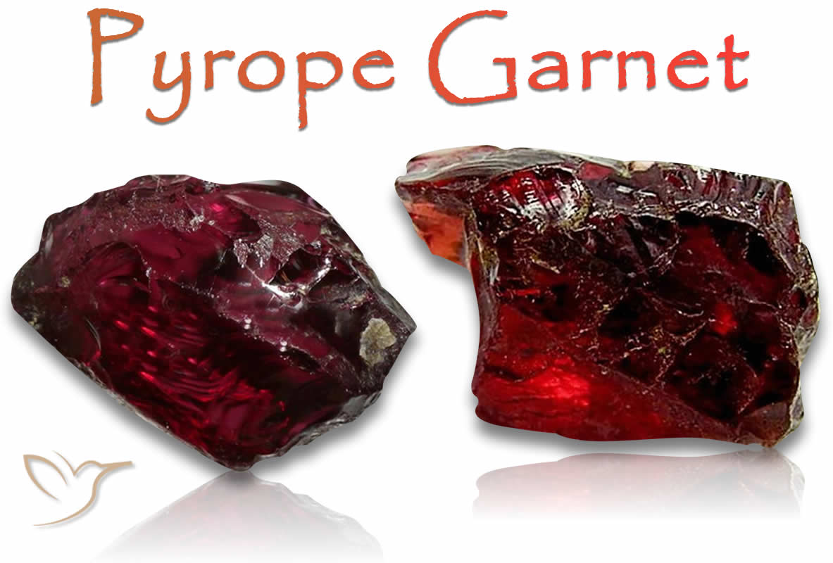 Rough Pyrope Garnet Stones