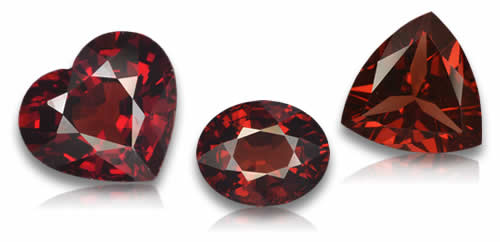 Pyrope Garnet Gemstones