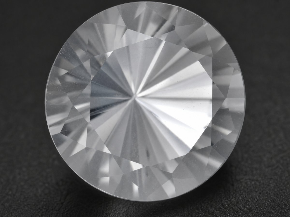 Close-up view of natural Quartz gemstones