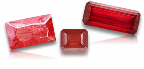 Realgar-Edelsteine