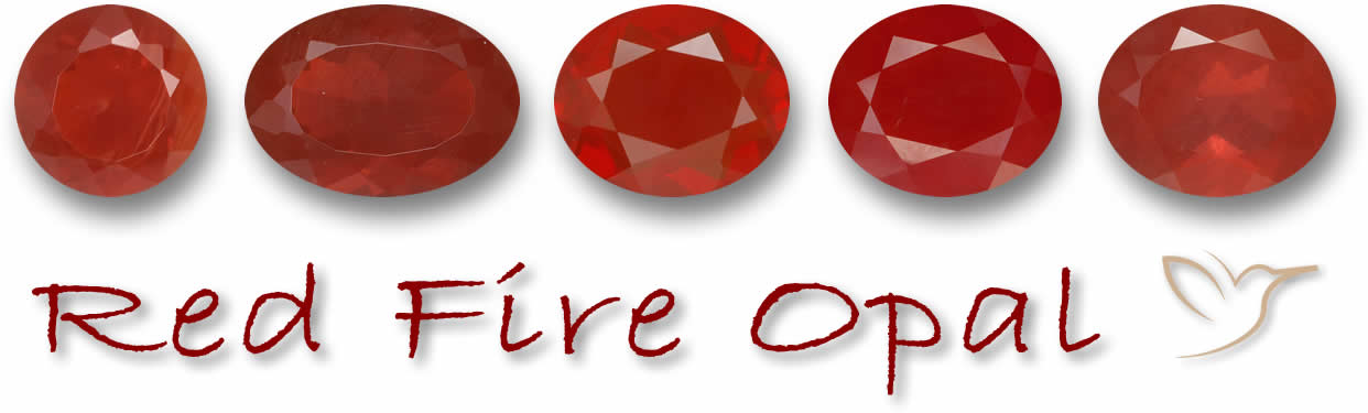 Acheter des pierres gemmes d'opale rouge de feu