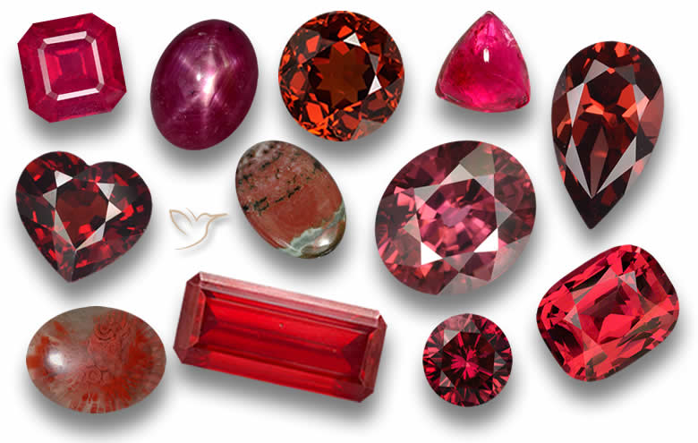 Red Gemstones - List of Red Precious & Semi-Precious Stones