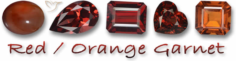 Red-Orange Garnet
