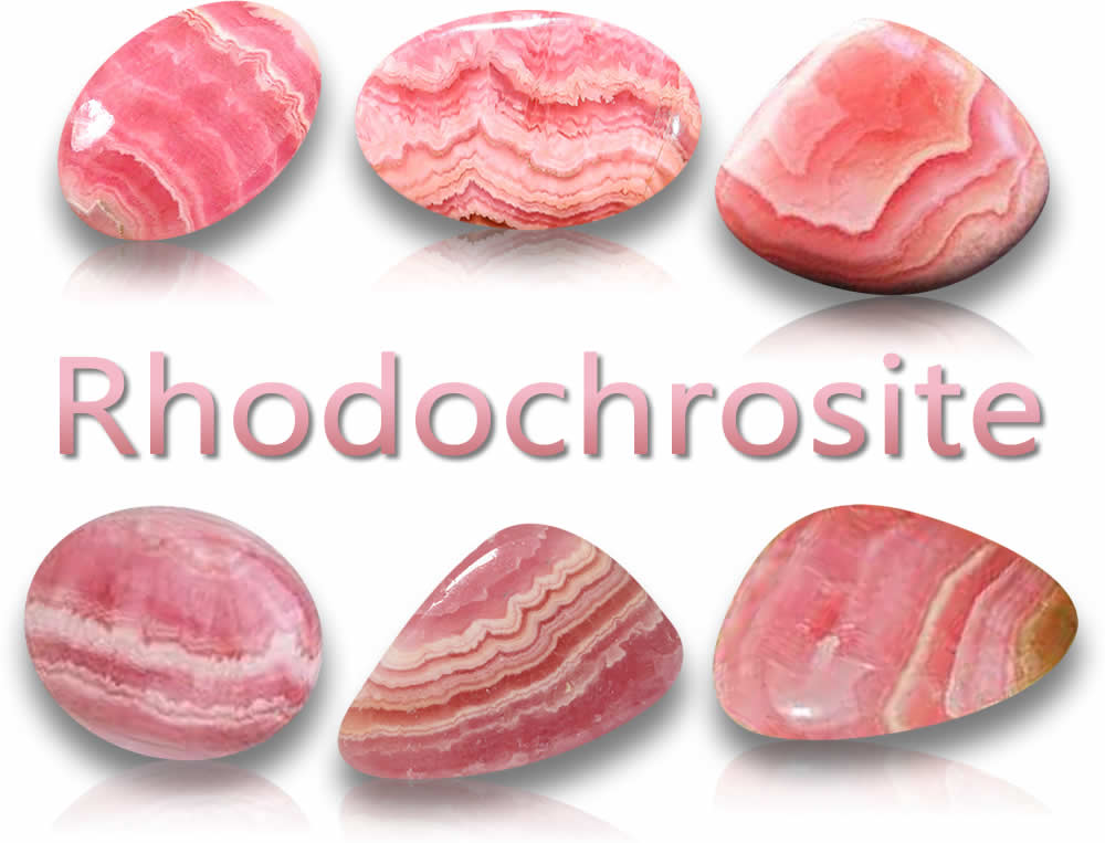 Natural Rhodochrosite Gemstones