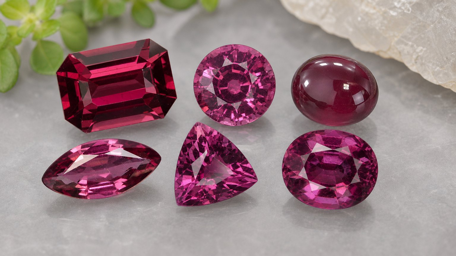 Natural Rhodolite Garnet gemstones - buying guide