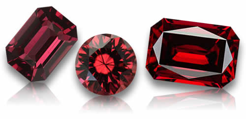 Rhodolite Garnet Gemstones