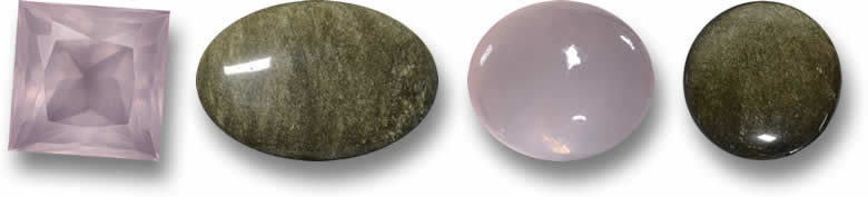 Rose Quartz and Obsidian