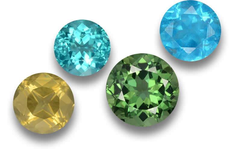Round Apatite Gemstones - Natural, Certified