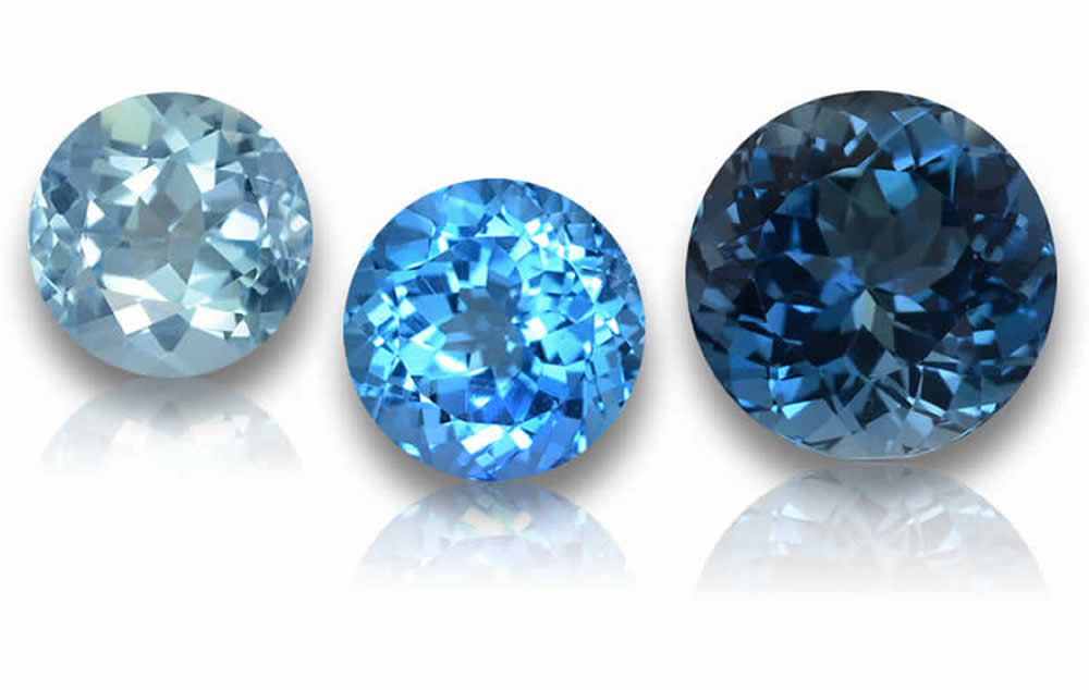Round Blue Topaz - Certified Quality Gemstones from GemSelect