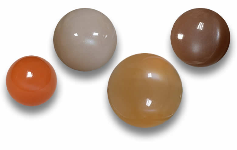 Round Moonstone - Natural, Certified Loose Gems