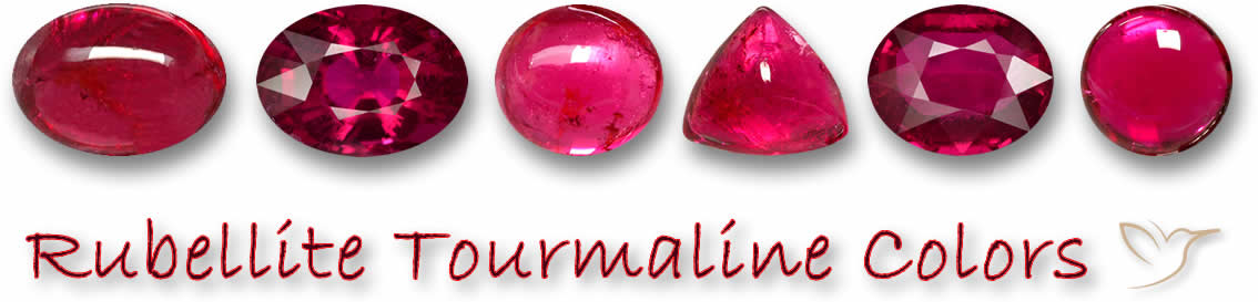 Rubellite Tourmaline Colors