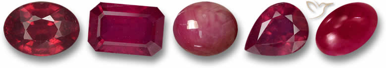 Red Ruby Gemstones