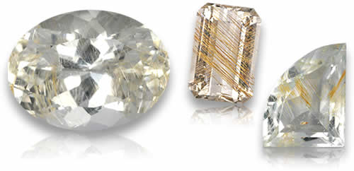 Rutile Topaz Gemstones