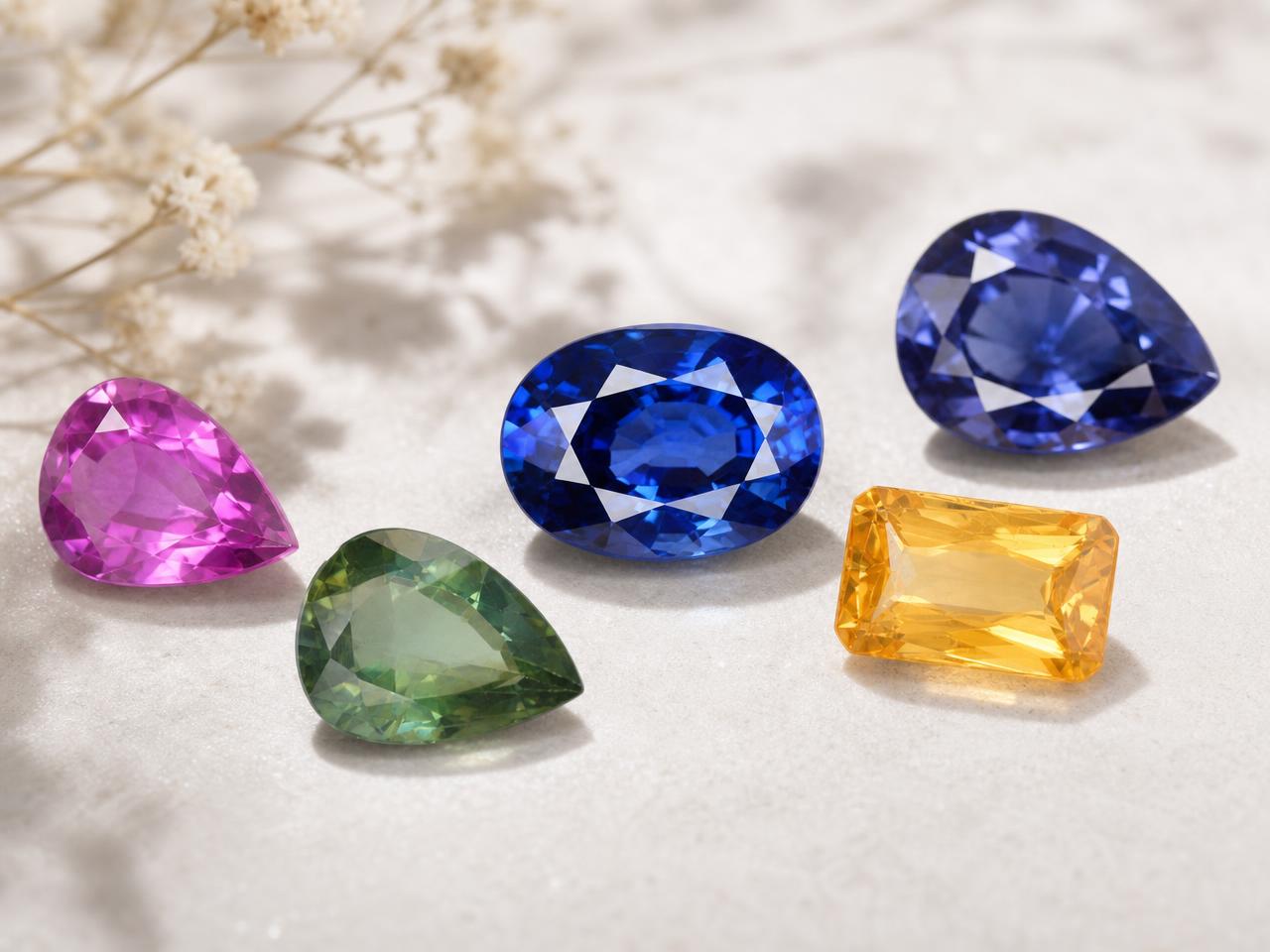 Loose sapphire gemstones for September birthstone jewelry