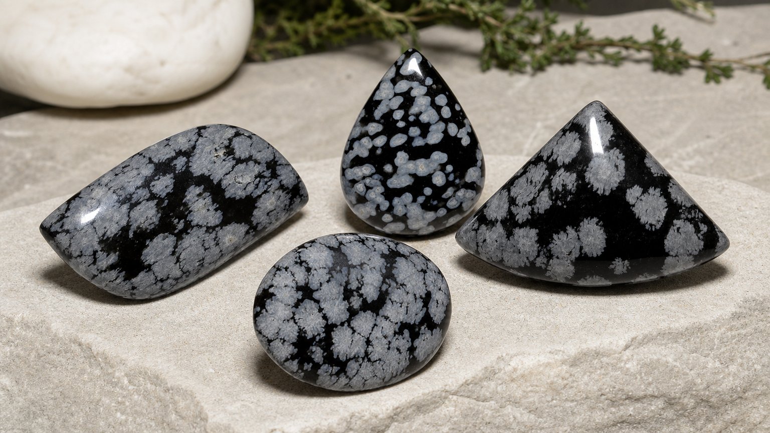 Natural Snowflake Obsidian gemstones - buying guide