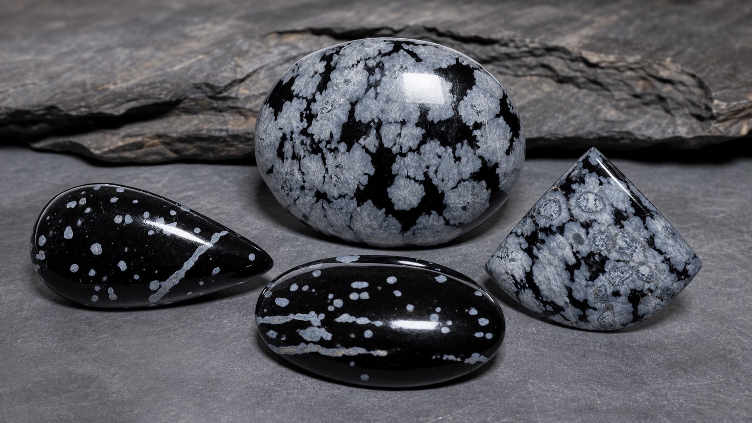 Natural Snowflake Obsidian gemstones - buying guide