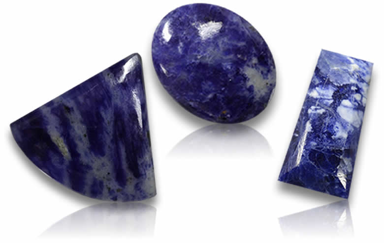 Loose Sodalite Gemstones – Natural, Polished Cabochons and Beads for Jewelry
