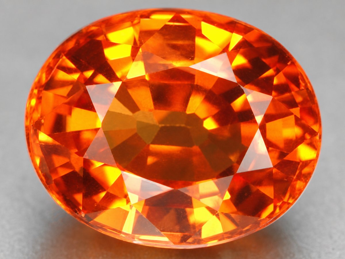 Close-up view of natural Songea Sapphire gemstones
