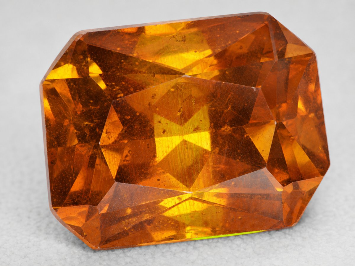 Close-up view of natural Sphalerite gemstones